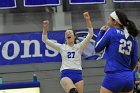 Volleyball vs Emerson  Wheaton College Women's Volleyball vs Emerson College. - Photo by Keith Nordstrom : Wheaton, Volleyball, VB2019